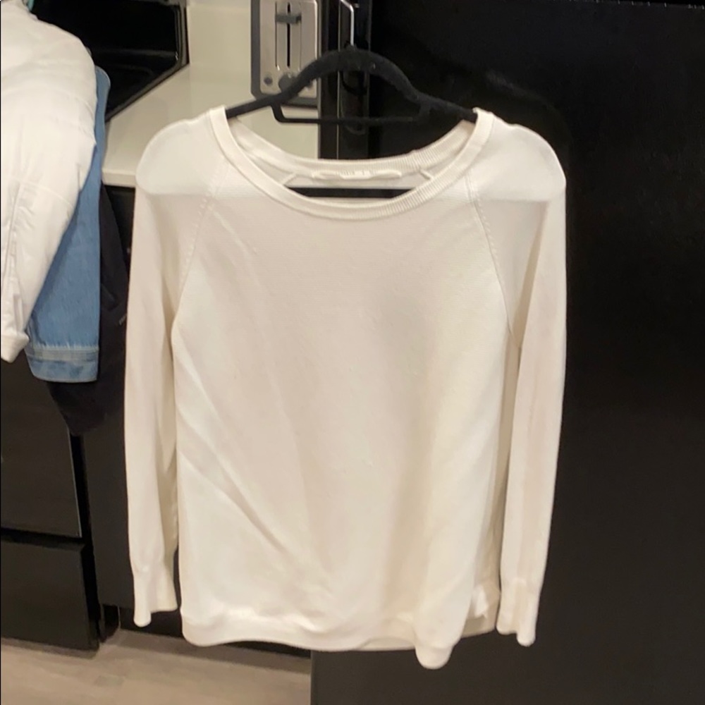 Athleta white sweater